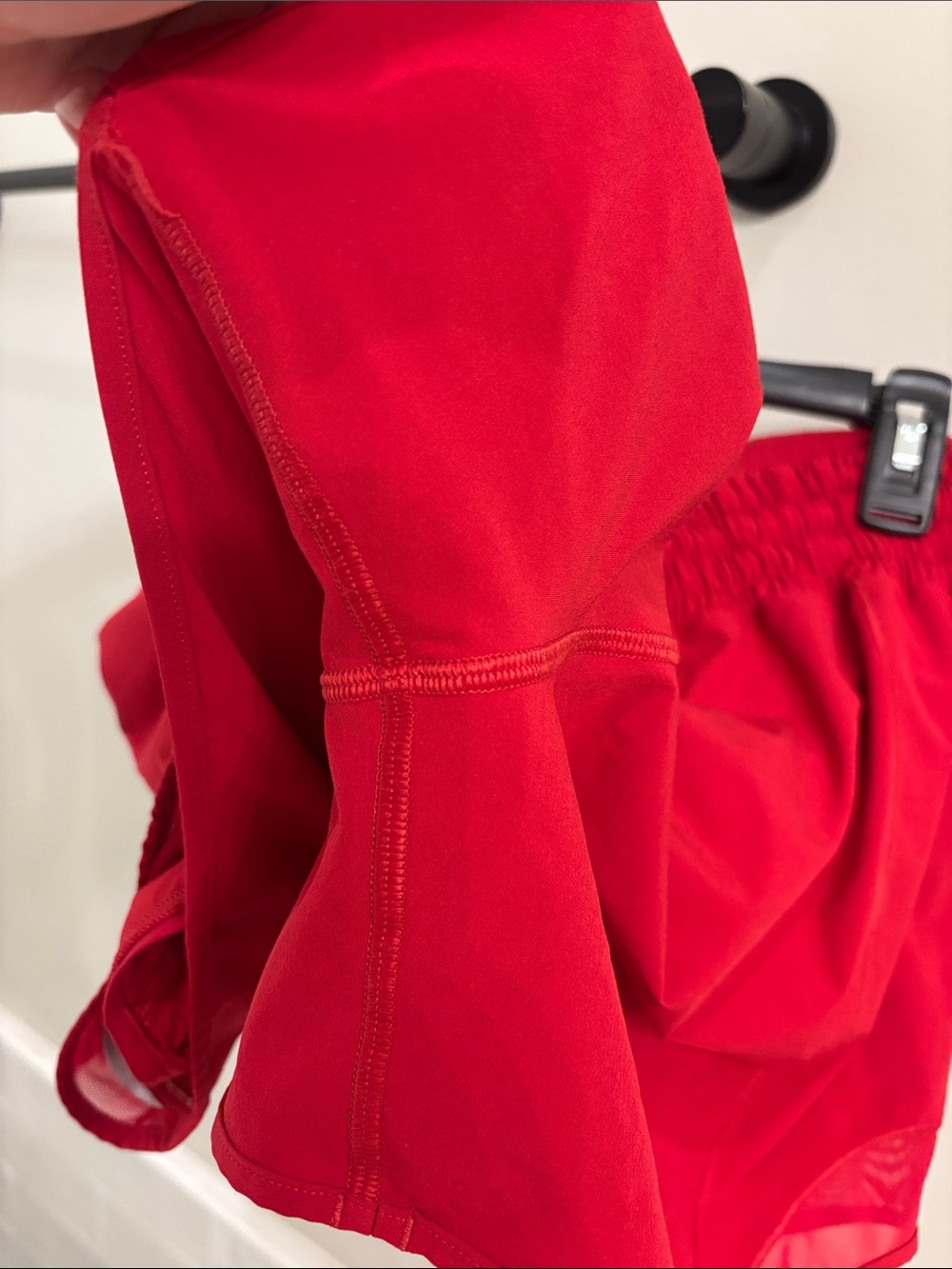 Lululemon Hotty Hot short High waisted 4 inch inseam Red Athletic Shorts - Picture 5 of 5